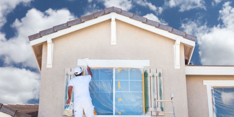 exterior residential painting services in pickering